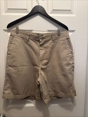 Riders by Lee Men's Tan Flat Front Shorts